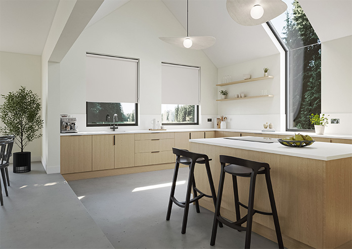 Trinity (Blackout), Soft Grey - Twist&Fit Roller Blind - Image 7